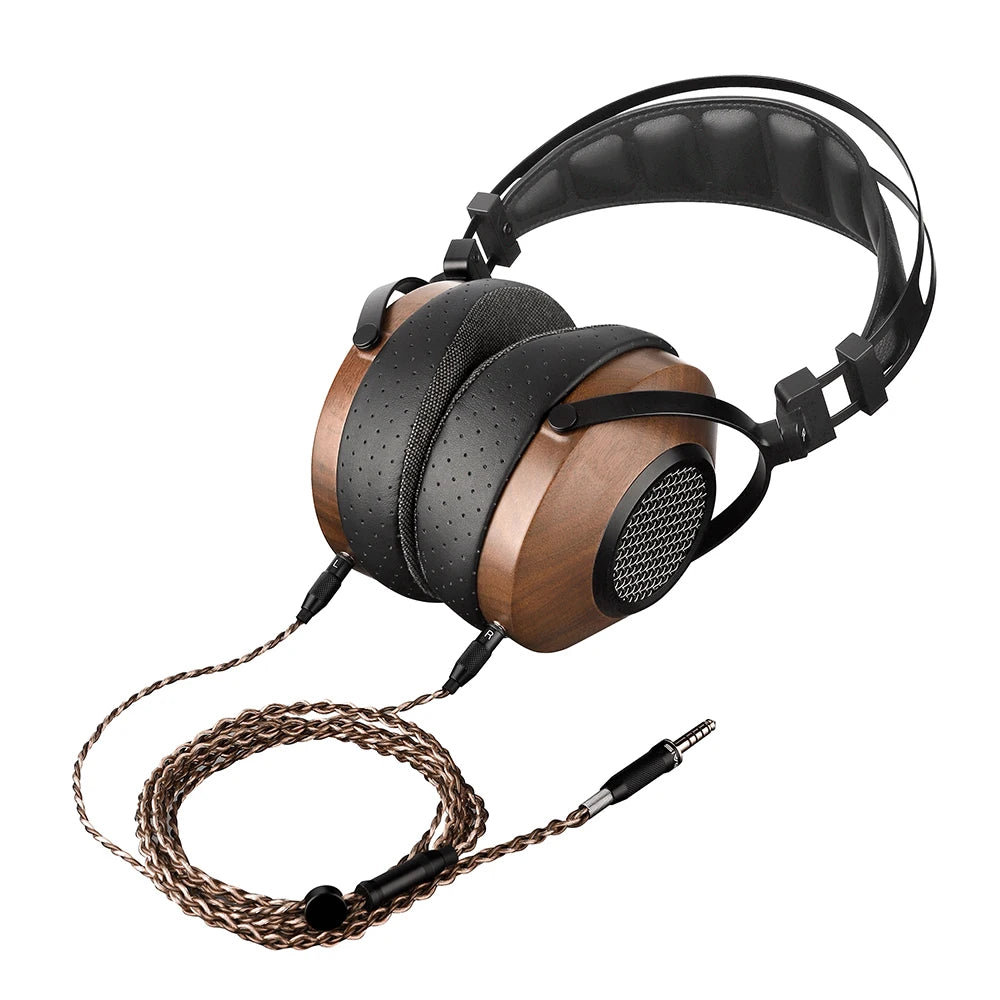 SIVGA SV023 Hi-fi Open-back Over-ear Walnut Wooden Headphone 50mm Dynamic Driver Comfortable Wired Monitor