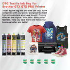Winnerjet GTX ink bag 700ml High quality DTG Textile ink For Brother GTX-422 GTX-423 GTX-425 GTX-600 GTX PRO GTX Brother printer