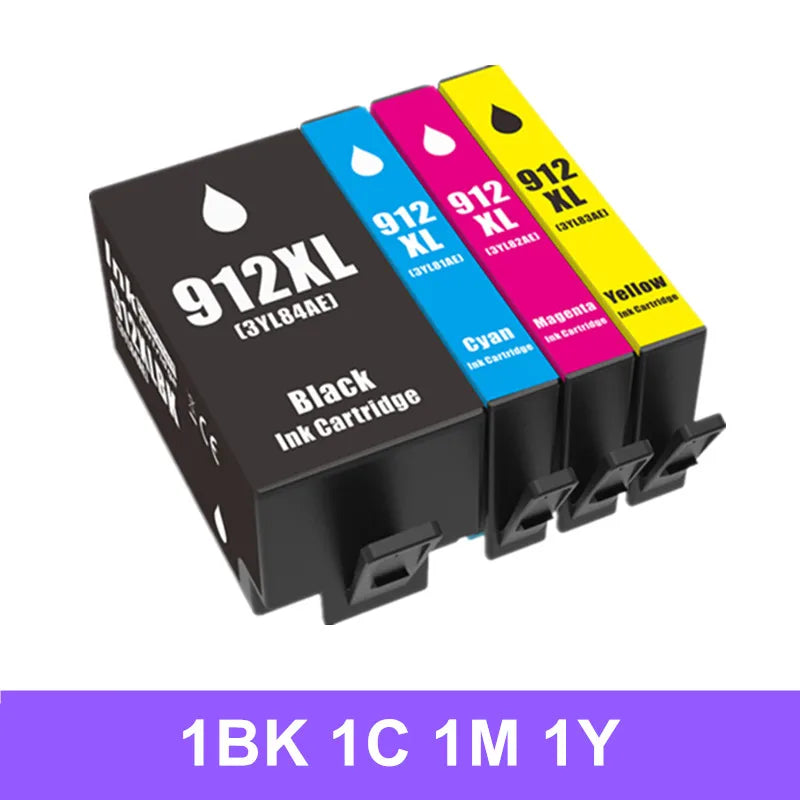 Compatible For HP 912 912XL Ink Cartridge for HP912 OfficeJet Pro 8020 8022 8023 8024 8025 8026 8028 8035 Printer