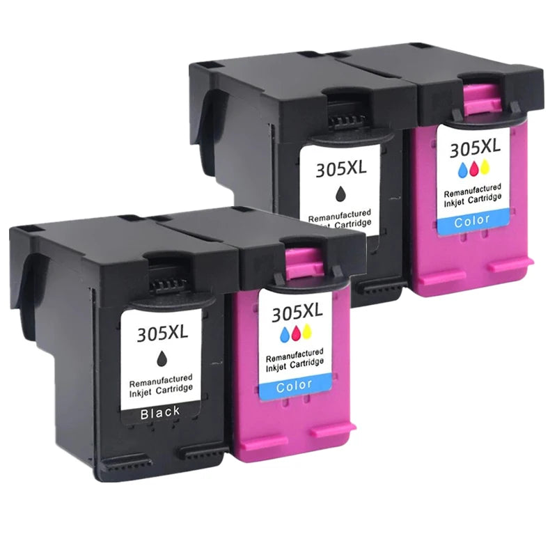 305XL Ink Cartridge Compatible for HP 305 XL DeskJet 2710 2730 2720 4110 4120 4130 4134 2320 Envy 6020 6022 6030 6032 Printer