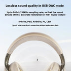 Bathys Wireless Bluetooth Headphone Active Noise Reduction Wired Gaming Headphone music Customize EQ 3.5mm/USB-C Headset Gifts