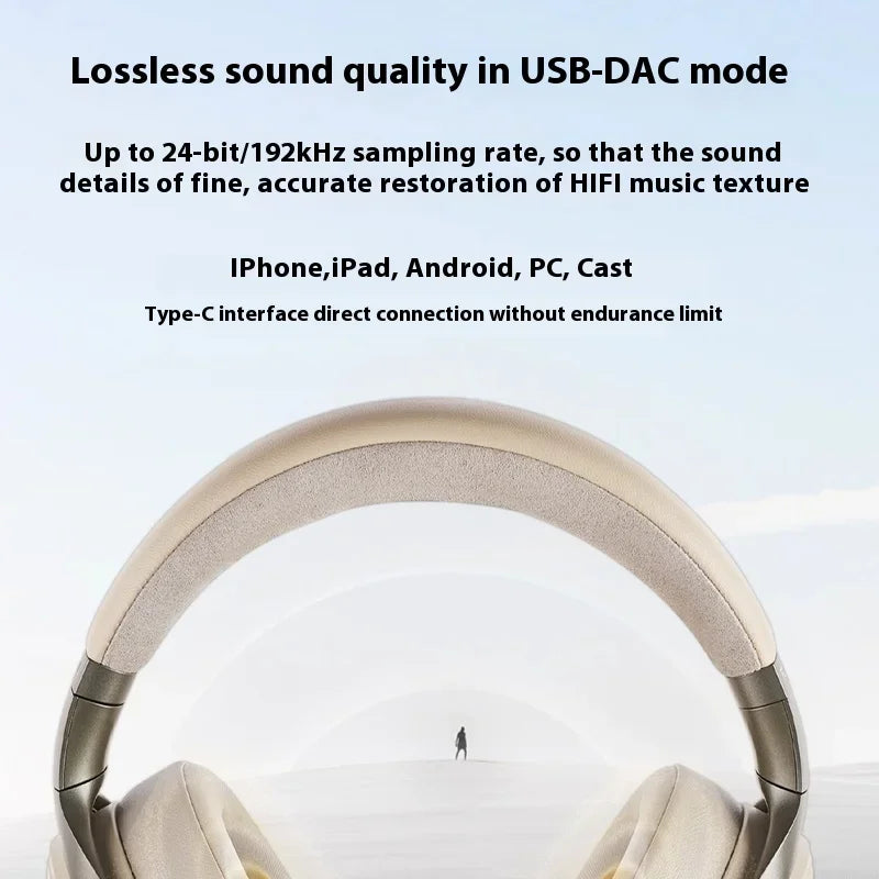 Bathys Wireless Bluetooth Headphone Active Noise Reduction Wired Gaming Headphone music Customize EQ 3.5mm/USB-C Headset Gifts