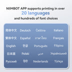 Niimbot B1 Thermal Label Printer Wireless Self-adhesive Pocket Bluetooth Inkless Label Maker for Business Price-Tag Sticker