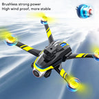 Drone with Camera Smart Obstacle Avoidance Brushless High Definition Remote Control Quadcopter for Aerial Photography