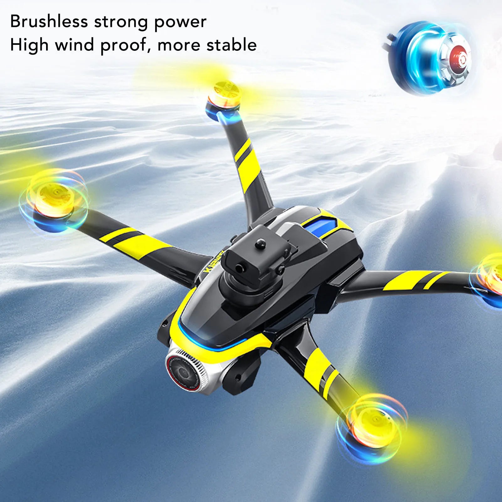 Drone with Camera Smart Obstacle Avoidance Brushless High Definition Remote Control Quadcopter for Aerial Photography