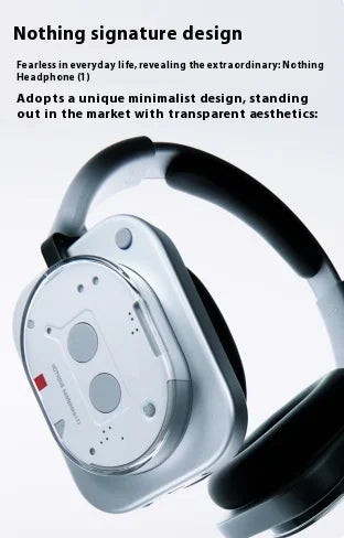 Nothing Headphone (1) Bluetooth Headphone 40mm Dynamic Driver Wireless Headphone 4 Quick Charge ANC Headset Support AAC SBC LADC