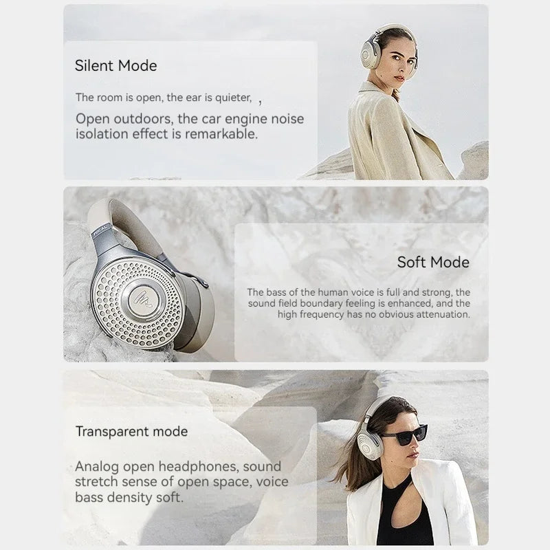 Bathys Wireless Bluetooth Headphone Active Noise Reduction Wired Gaming Headphone music Customize EQ 3.5mm/USB-C Headset Gifts