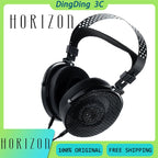 HORIZON Wired HiFi Headphone 50mm Dynamic Easy to Drive Low Distortion Lightweight Ergonomics Open Monitor Music Headset Custom