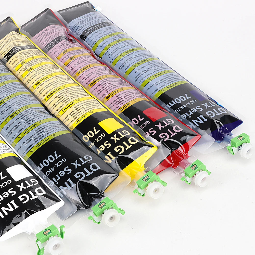 Winnerjet GTX ink bag 700ml High quality DTG Textile ink For Brother GTX-422 GTX-423 GTX-425 GTX-600 GTX PRO GTX Brother printer