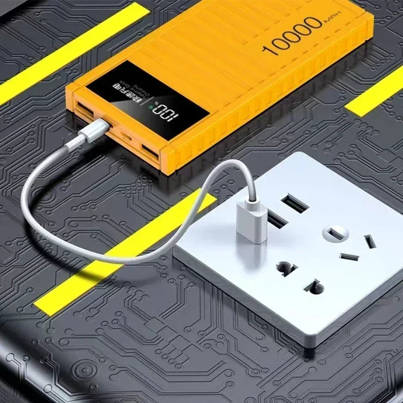 50000mAh Ultra New Power Bank Thin Large Capacity Lightweight Fast Charging Durable Container Mobile Power Supply