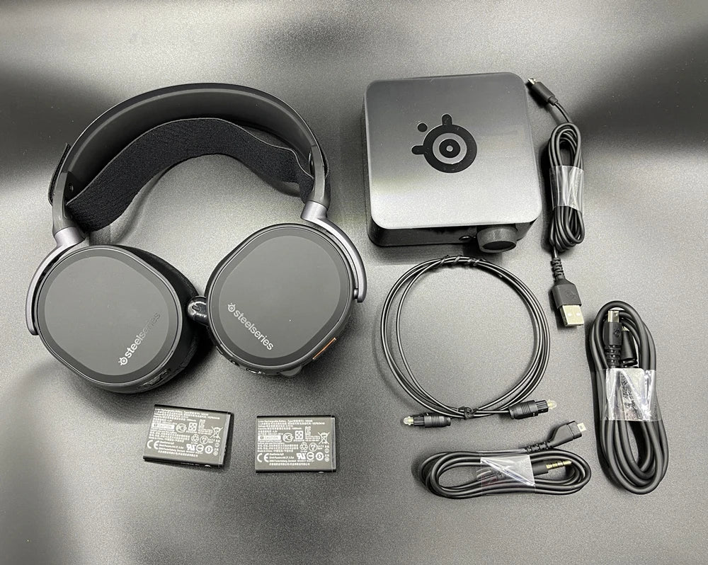 SteelSeries Arctis Pro Wireless Gaming Headset - Lossless High Fidelity Wireless + Bluetooth for PS4 and PC