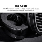 HIFIMAN Edition XS Headphones Stealth Magnets Full-Size Over-Ear Open-Back Planar Magnetic Hi-Fi Adjustable Headband