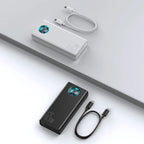 Baseus Power Bank 30000mAh 65W PD3.0 Quick Charging 3.0 FCP SCP Portable External for iPhone 16 15 14 Laptop Tablet Power bank