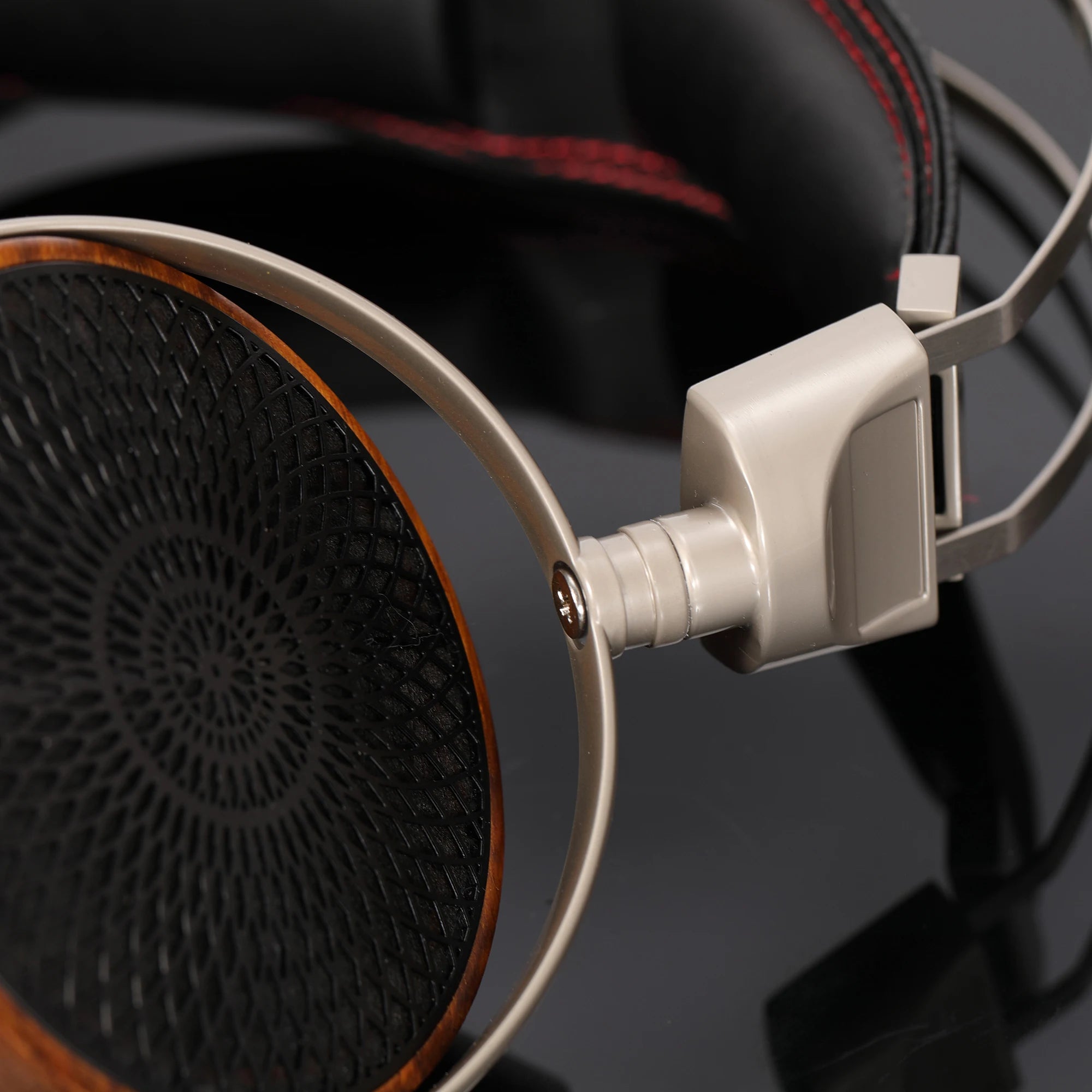Kun-005 Wooden Bowl Wooden Earphones 50mm Unit Open Headphones Huali Wood  Dual Dynamic Drive Unit Hifi  Monitor Wired headset
