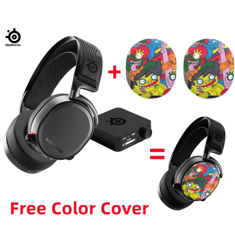 SteelSeries Arctis Pro Wireless Gaming Headset - Lossless High Fidelity Wireless + Bluetooth for PS4 and PC