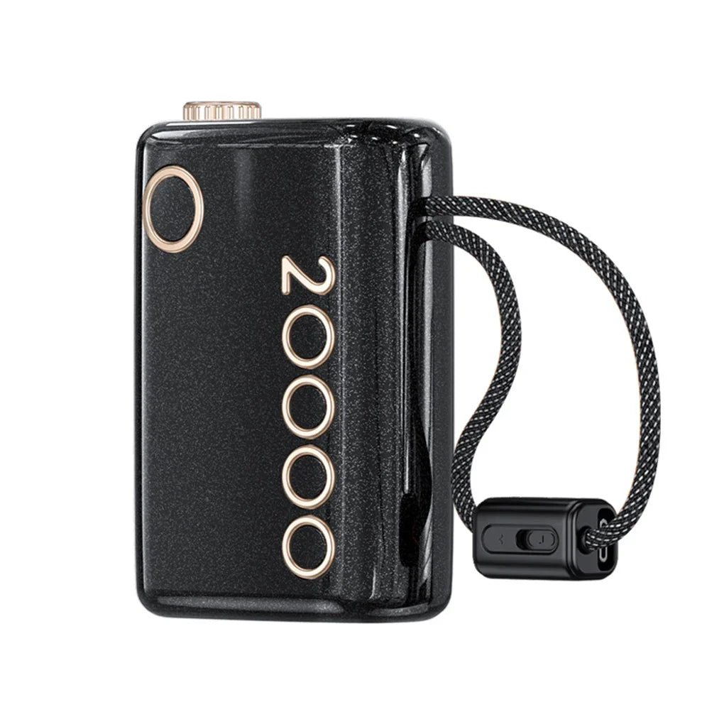20000mAh Power Bank 66W Super Fast Charging Built in Cable Portable Hanging Small Mobile Powerbank CCC Certified China Standard