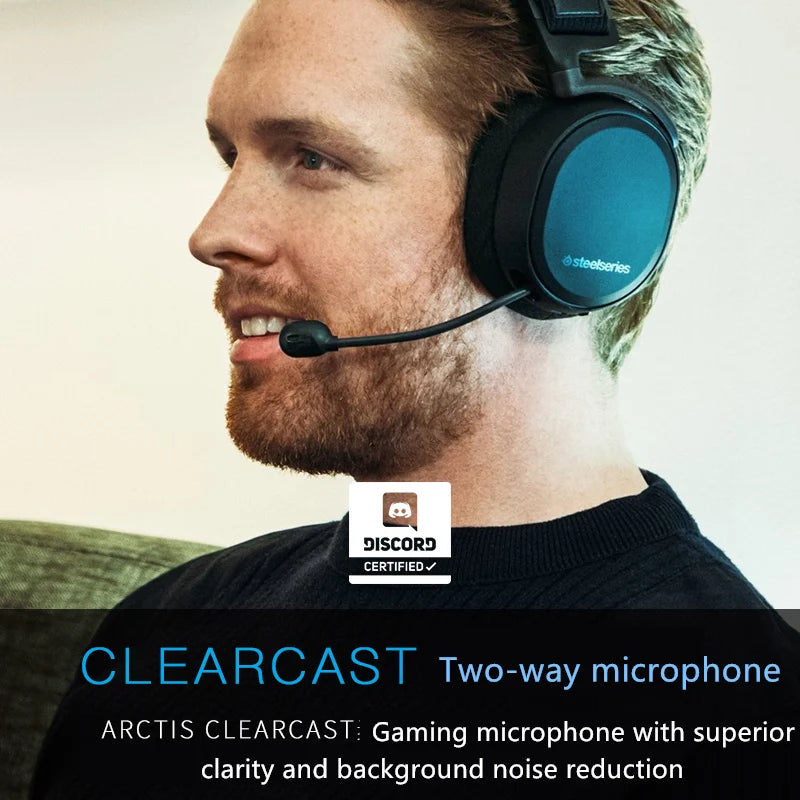 SteelSeries Arctis Pro Wireless Gaming Headset - Lossless High Fidelity Wireless + Bluetooth for PS4 and PC