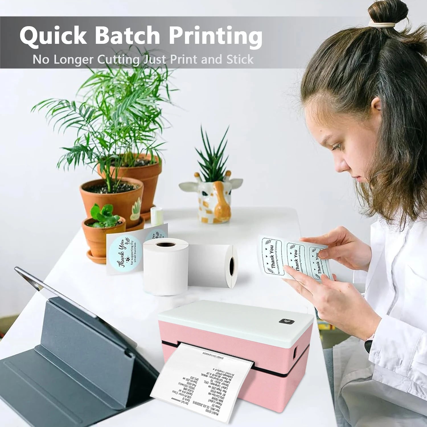 Marklife D200 Thermal Label Printer 100*100 /150 Bluetooth/USB Shipping Express Barcode Printer For Mac OS/Windows/Android