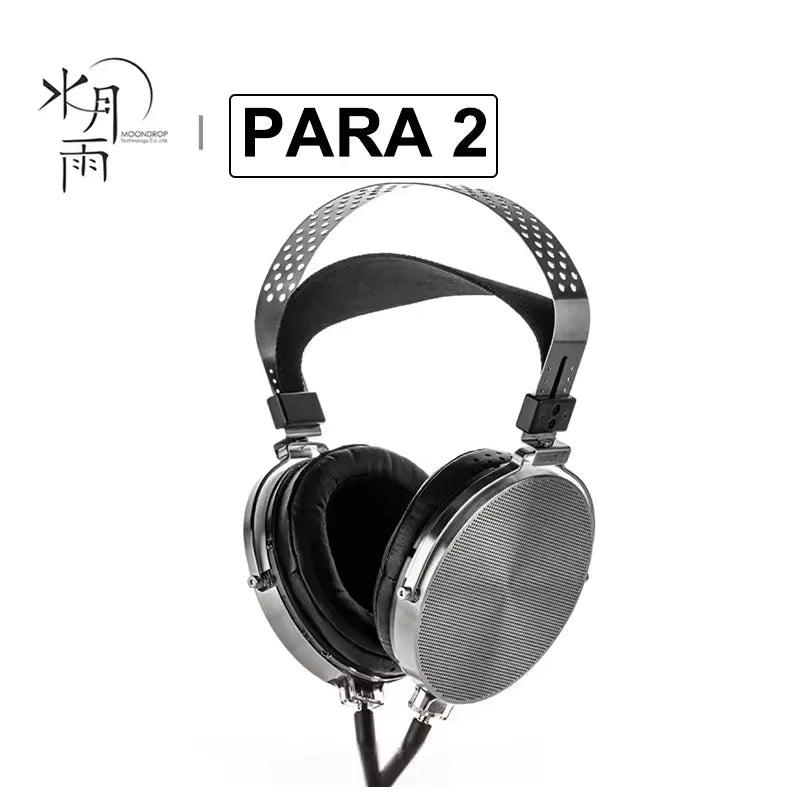 MOONDROP PARA 2 Headphone 100mm Patented Planar Driver Hi-Fi Music Monitor Audiophiles Musician Over-Ear Open Full Size  Headset