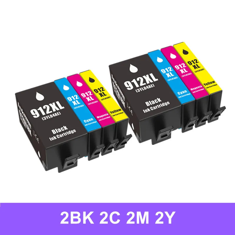 Compatible For HP 912 912XL Ink Cartridge for HP912 OfficeJet Pro 8020 8022 8023 8024 8025 8026 8028 8035 Printer