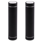 2X 2600MAh Portable External USB Power Bank Box Battery Charger for Mobile Phone(Without Battery) Color:Black