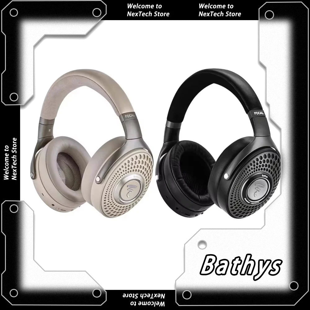 Bathys Wireless Bluetooth Headphone Active Noise Reduction Wired Gaming Headphone music Customize EQ 3.5mm/USB-C Headset Gifts