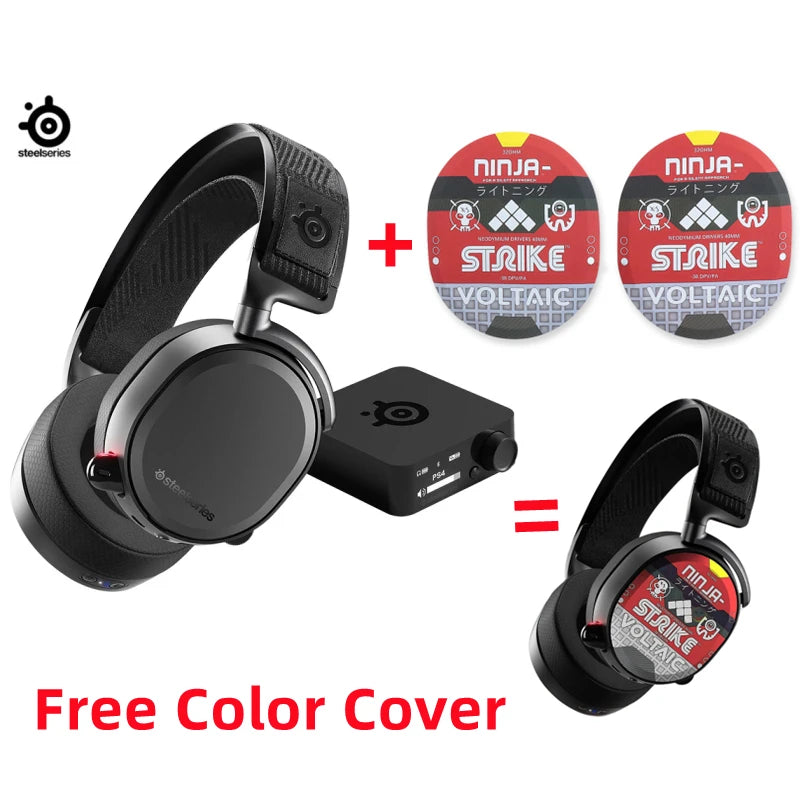 SteelSeries Arctis Pro Wireless Gaming Headset - Lossless High Fidelity Wireless + Bluetooth for PS4 and PC