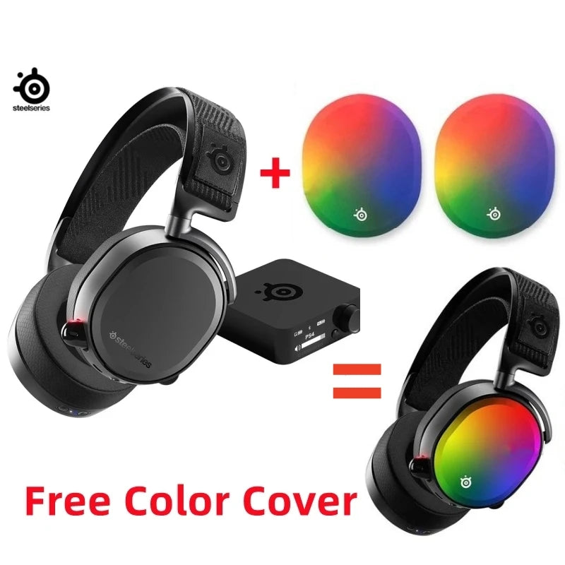 SteelSeries Arctis Pro Wireless Gaming Headset - Lossless High Fidelity Wireless + Bluetooth for PS4 and PC