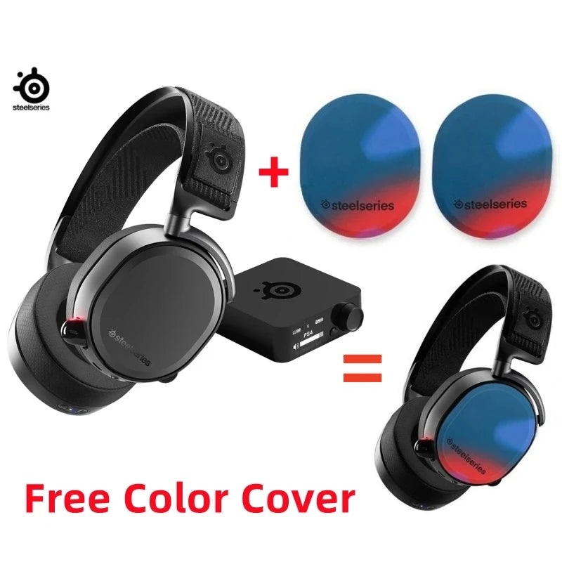 SteelSeries Arctis Pro Wireless Gaming Headset - Lossless High Fidelity Wireless + Bluetooth for PS4 and PC